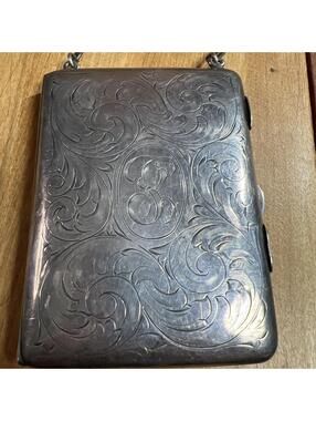 Antique Sterling Silver Dance Card Purse